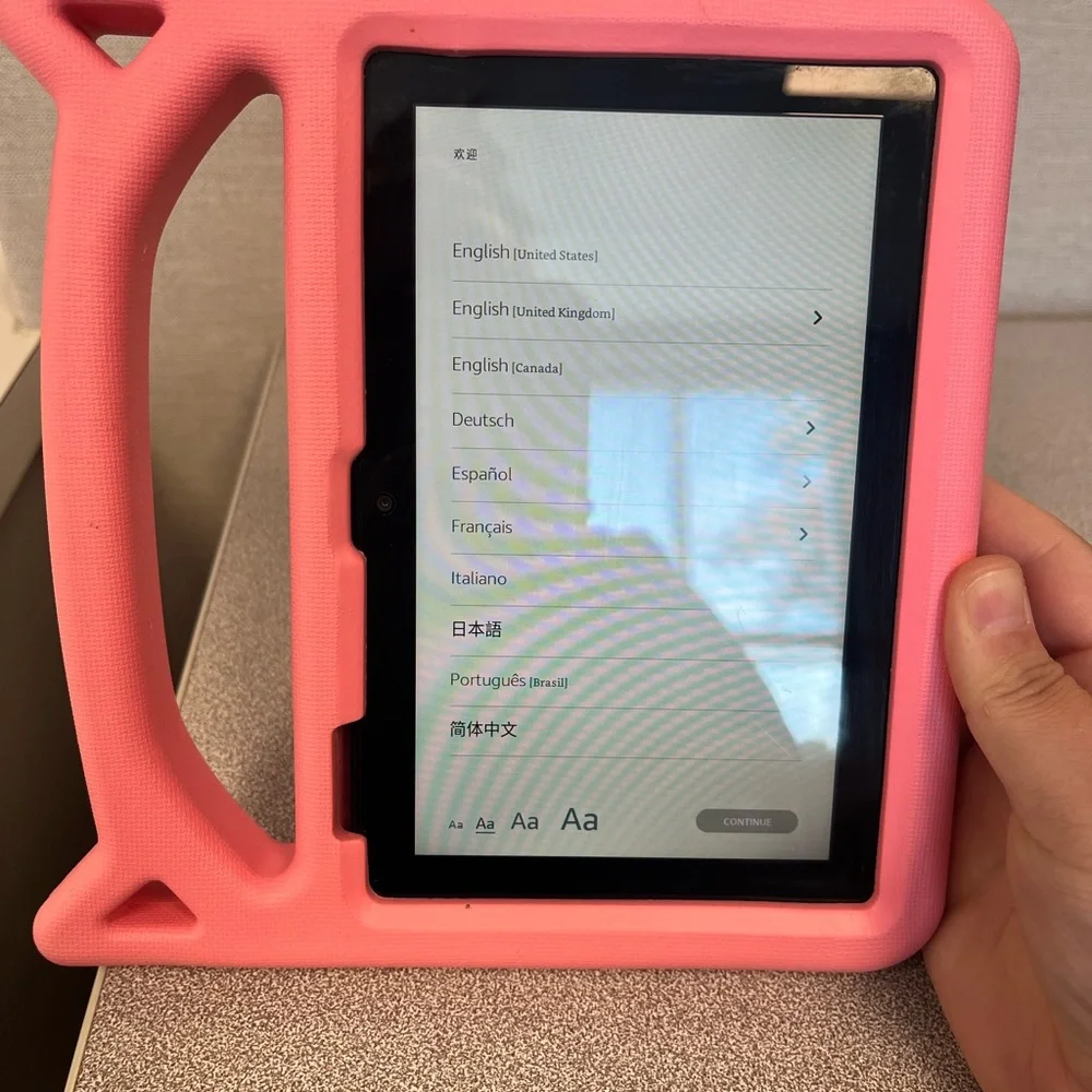 Amazon 7 Fire Tablet - Protective Case Included